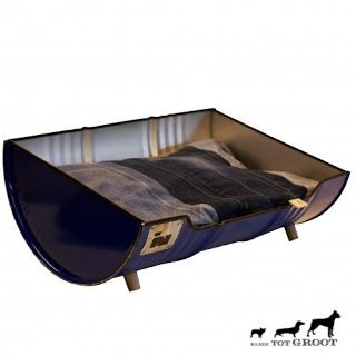 idea 3 de cama para animales con bidones